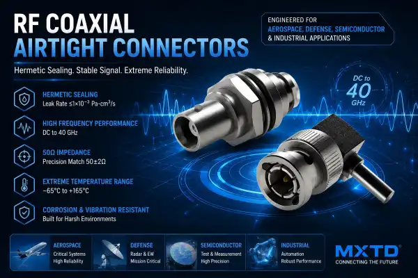Can RF Coaxial Airtight Connectors Handle High-Frequency Signals?